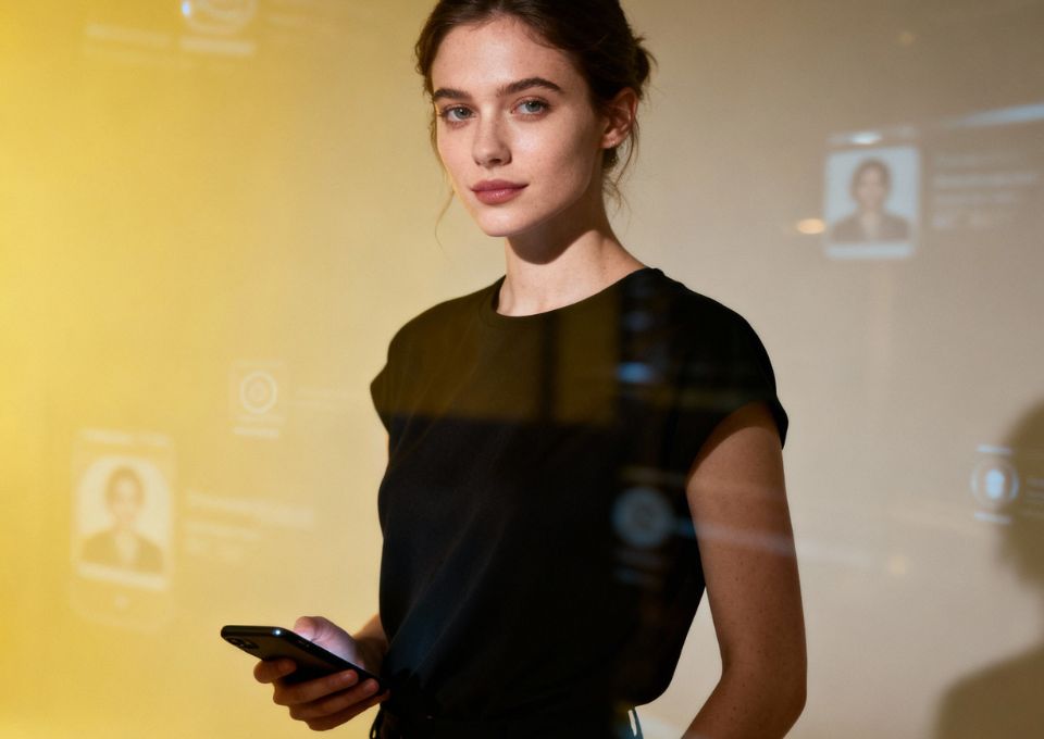 Kreatives Social-Media-Visual für Werbemittel