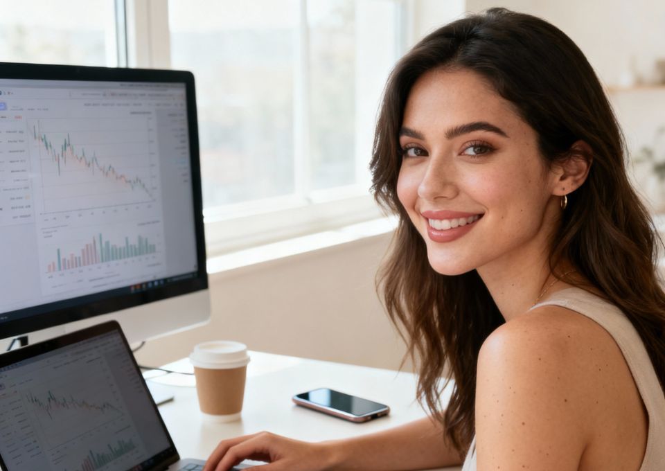 Affiliate-Team analysiert Performance-Daten im Büro